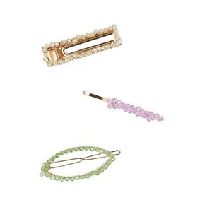 ZARA THREE-PACK OF BEADED HAIR CLIPS
